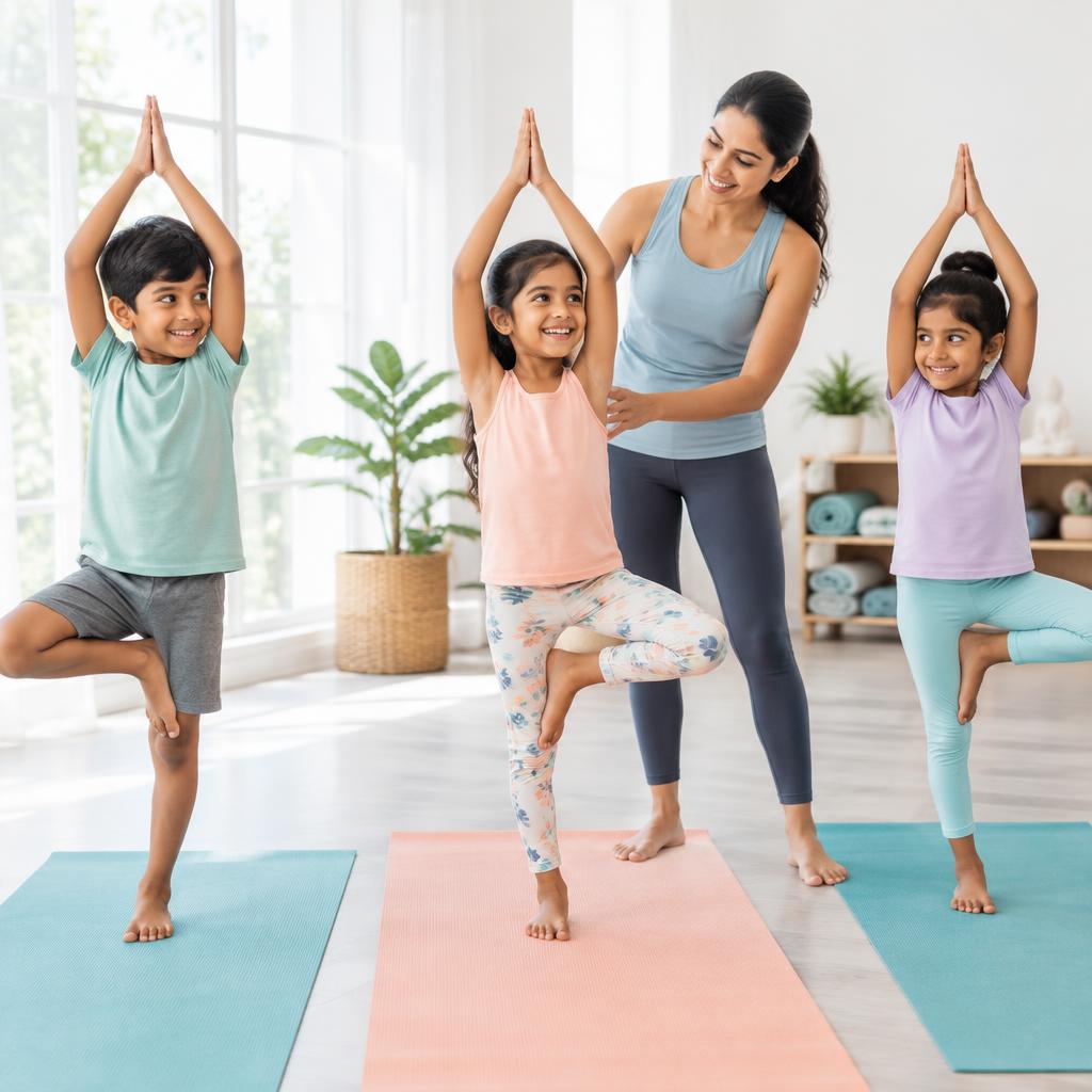 Kids Yoga — illustrative yoga photography